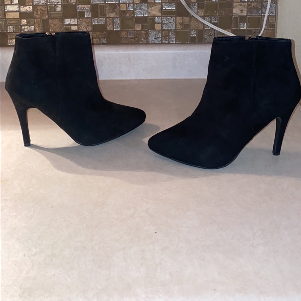 Madden Black Heeled Boots